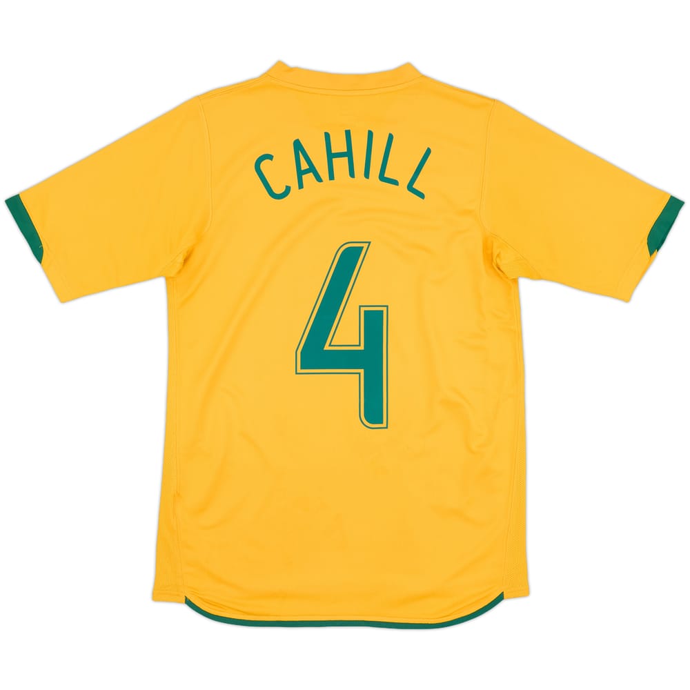2006-08 Australia Home Shirt Cahill #4 - 5/10 - (XL.Boys)