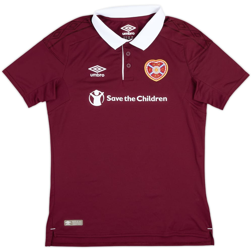 2017-18 Hearts Home Shirt - 9/10 - (13-14 Years)