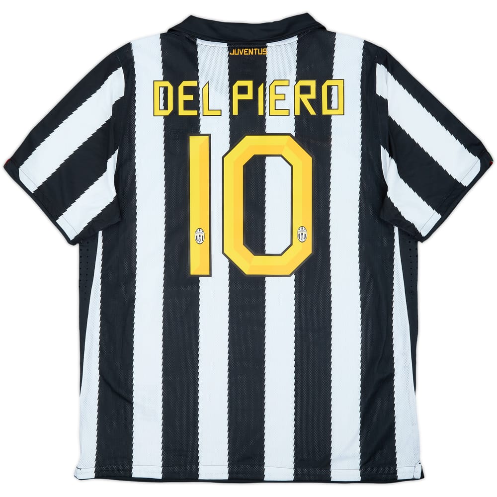 2010-11 Juventus Home Shirt Del Piero #10 - 7/10 - (XL)
