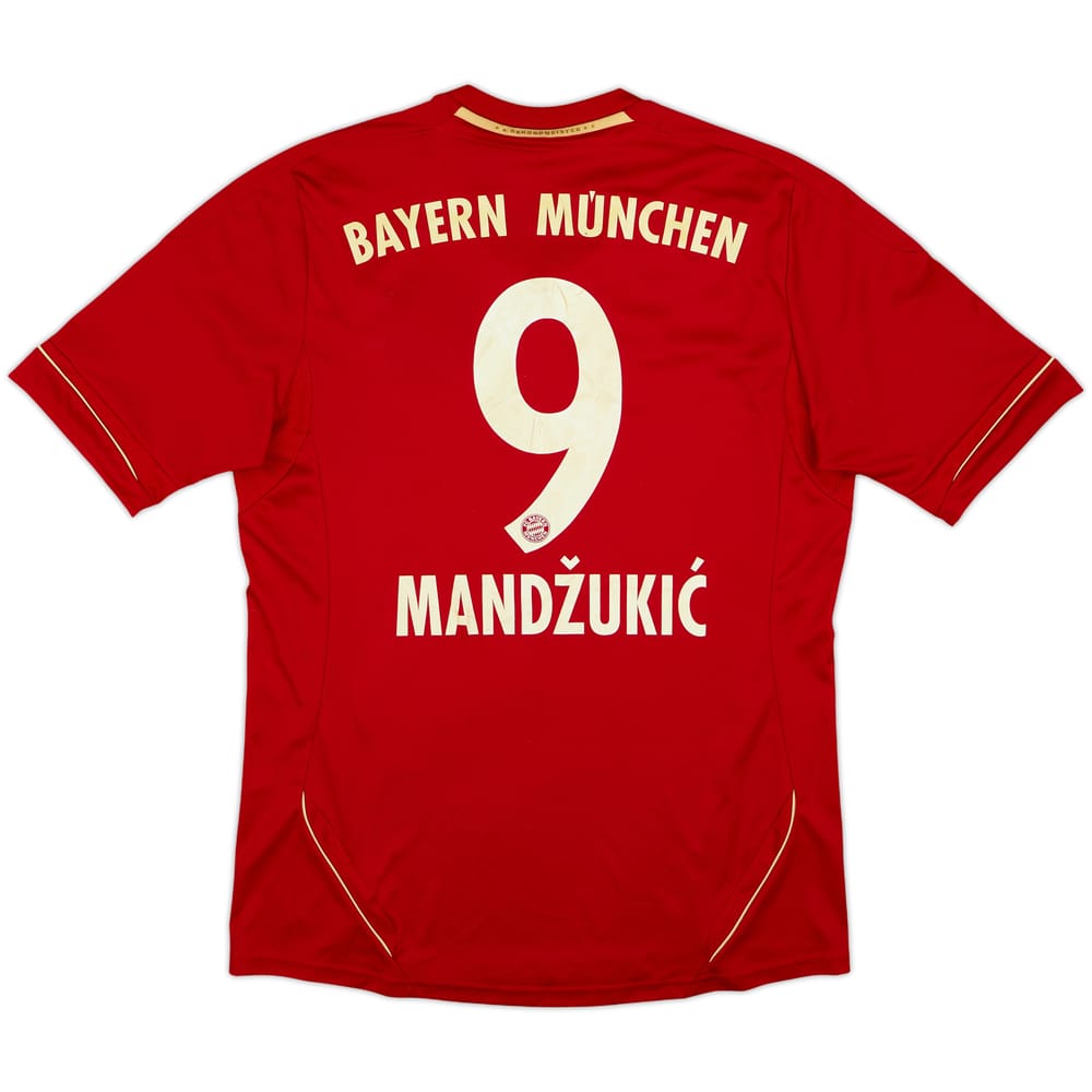 Camiseta de local del Bayern Munich 2011-13 Mandzukic #9 - 6/10 - (M)