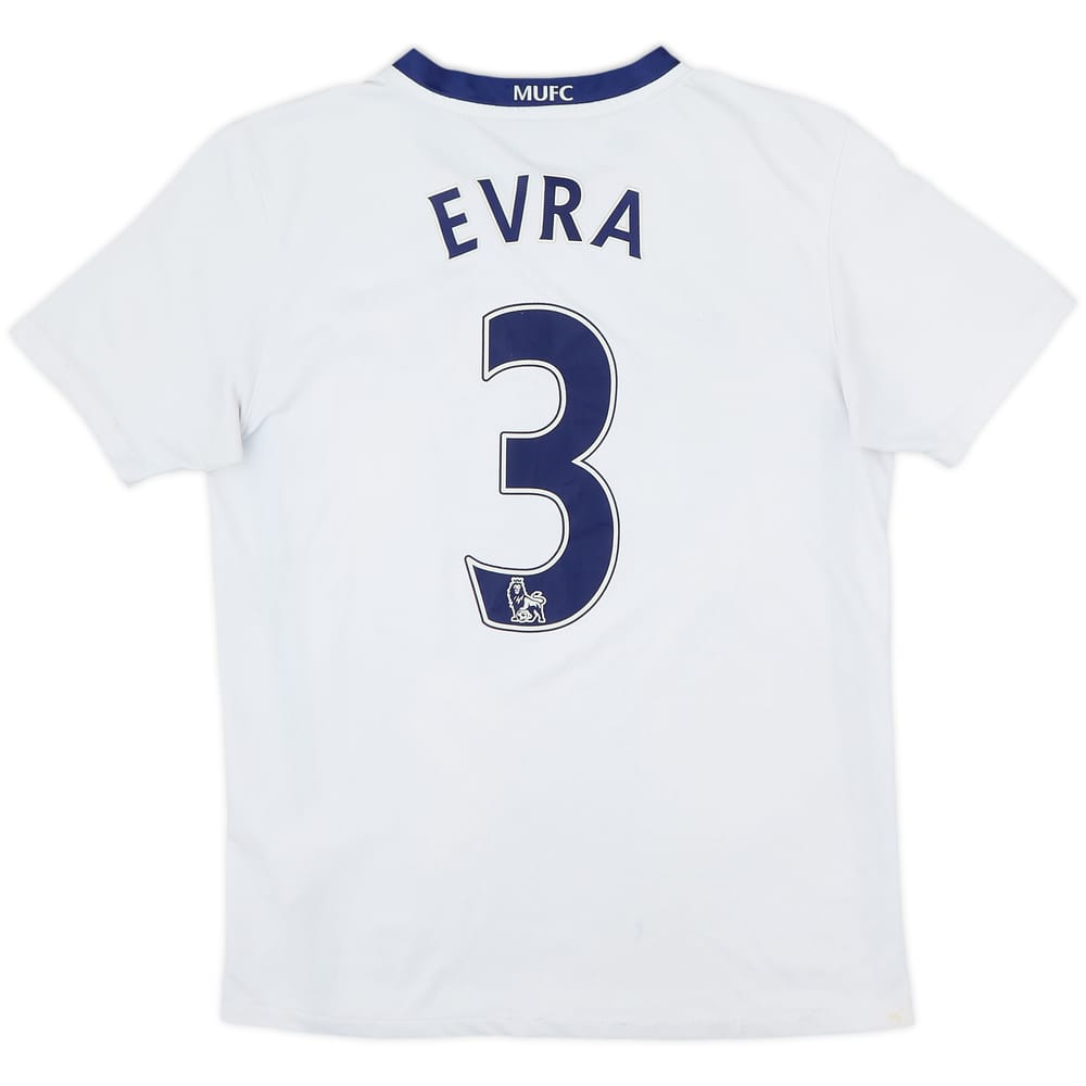 2008-10 Manchester United Away Shirt Evra #3 - 5/10 - (13-14 Years)