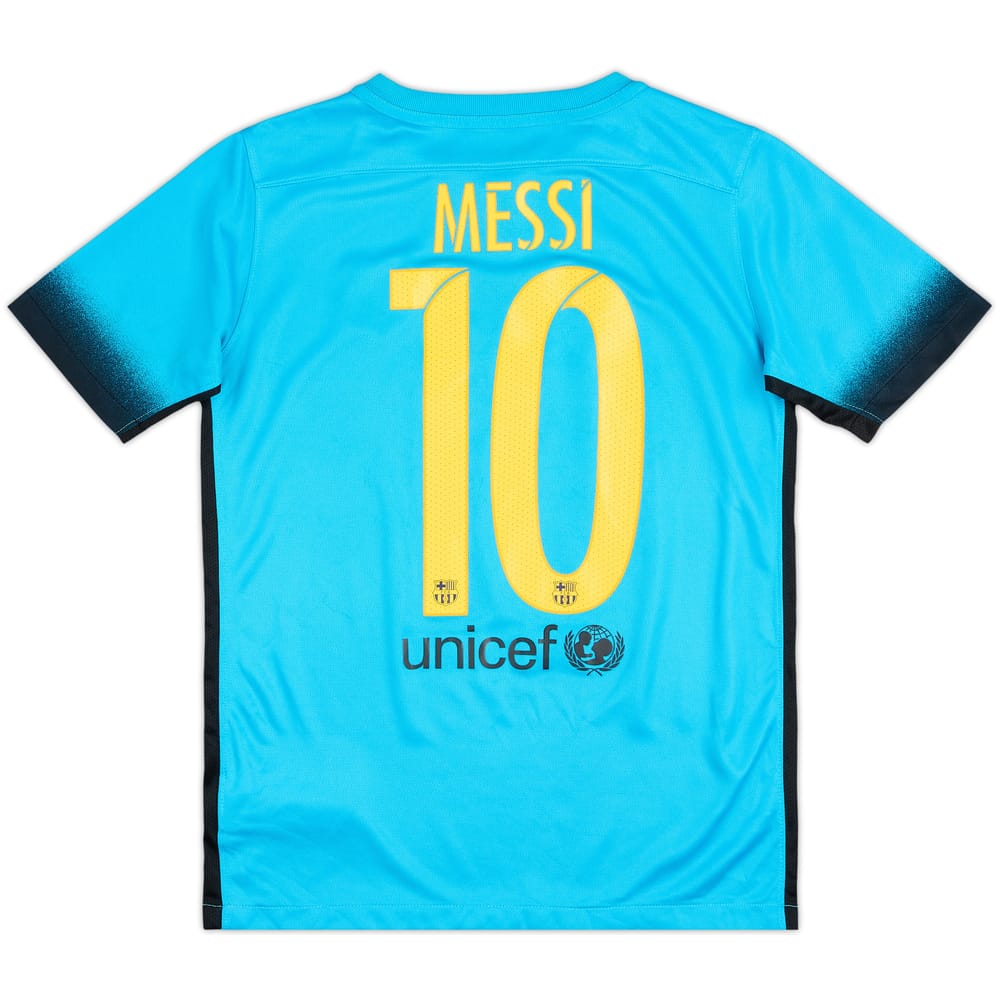 Camiseta de la tercera equipación del Barcelona 2015-16 Messi #10 - 7/10 - (13-14 Años)