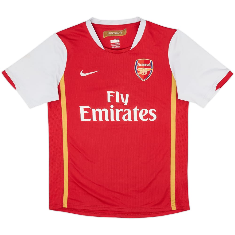 2006-08 Arsenal Home Shirt - 6/10 - (12-13 Years)