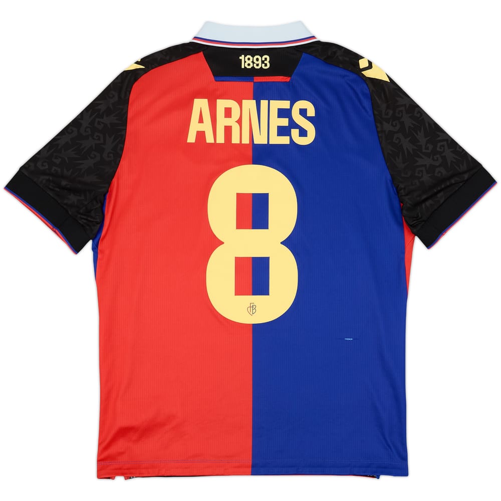 2023-24 FC Basel Home Shirt Arnes #8 - 6/10 - (M)