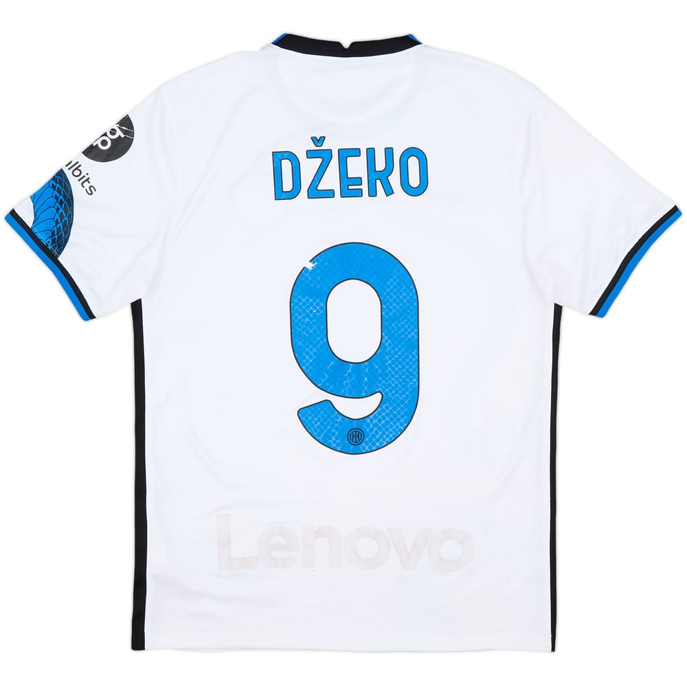 2021-22 Inter Milan Away Shirt Dzeko #9 - 4/10 - (M)