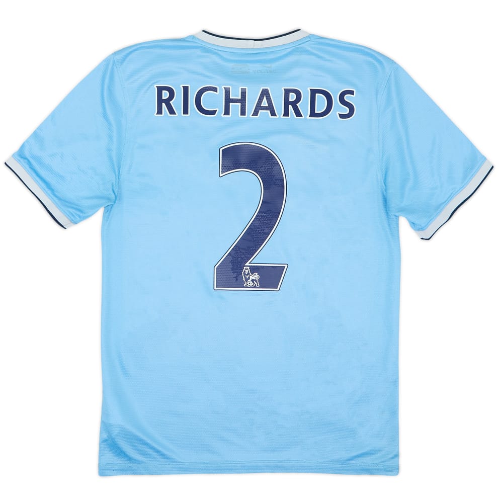 2013-14 Manchester City Home Shirt Richards #2 - 6/10 - (S)