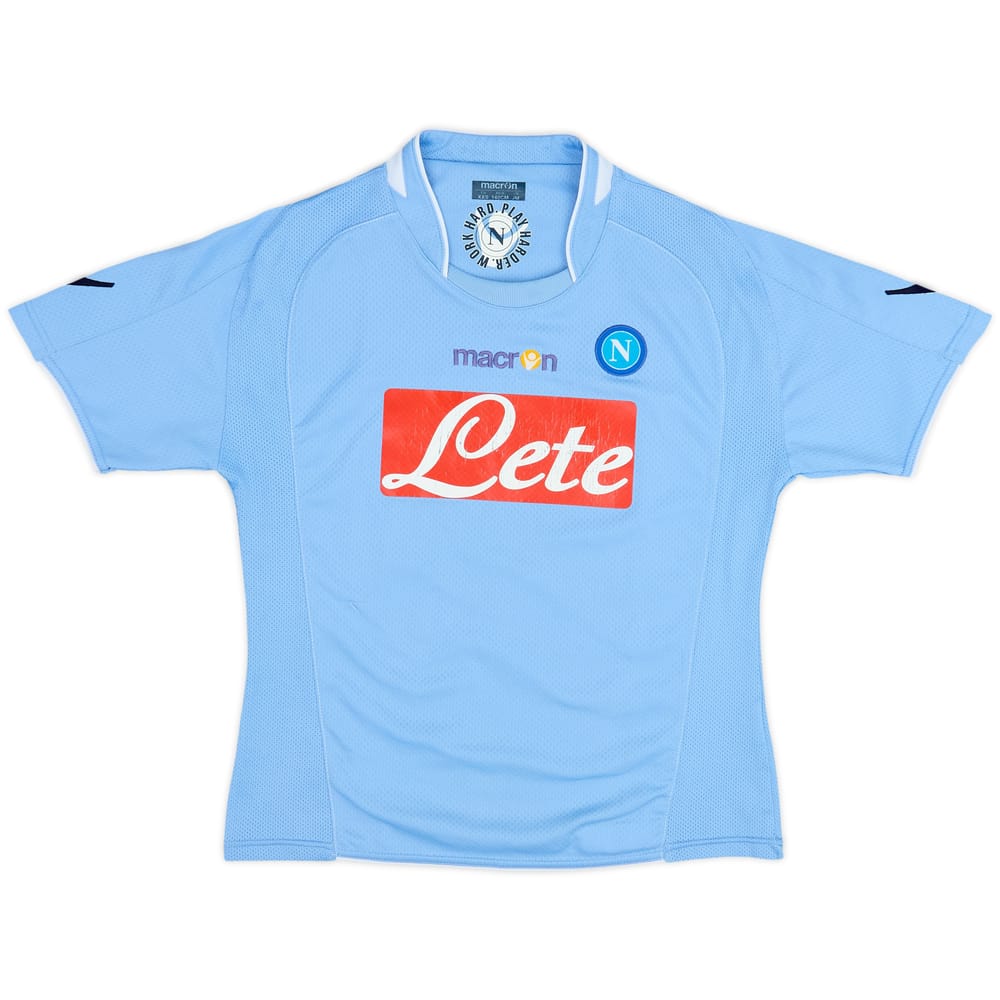 2009-10 Napoli Home Shirt - 6/10 - (11-12 Years)