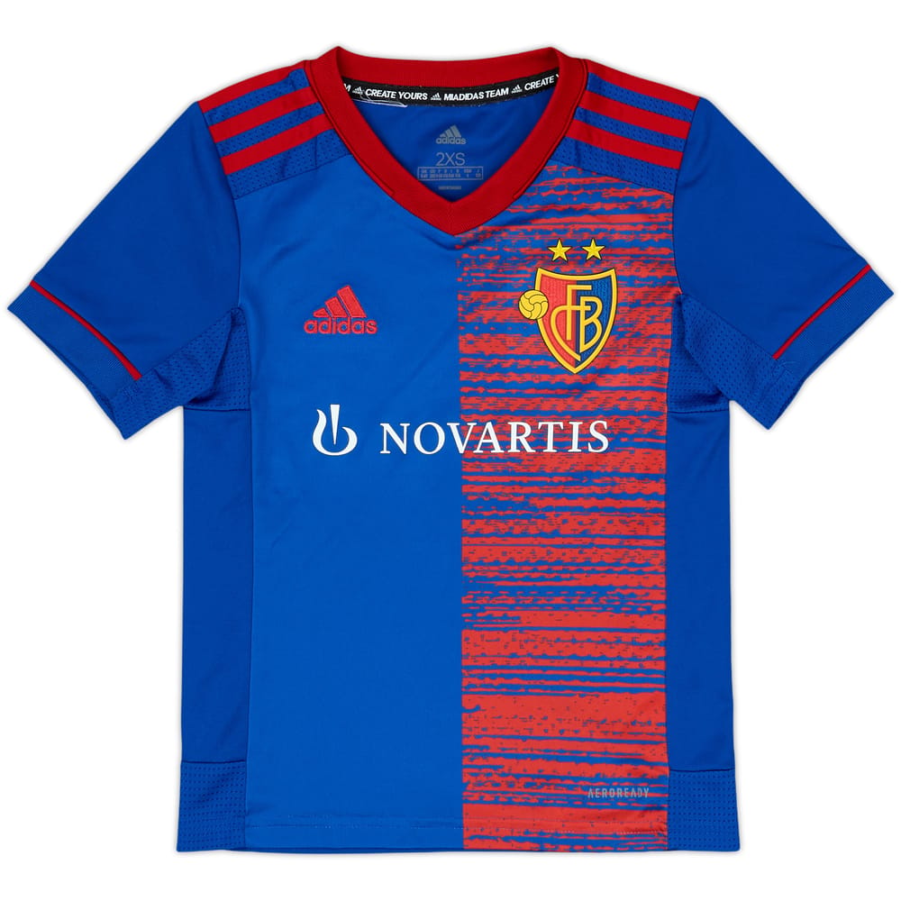 2020-21 FC Basel Home Shirt - 8/10 - (5-6 Years)
