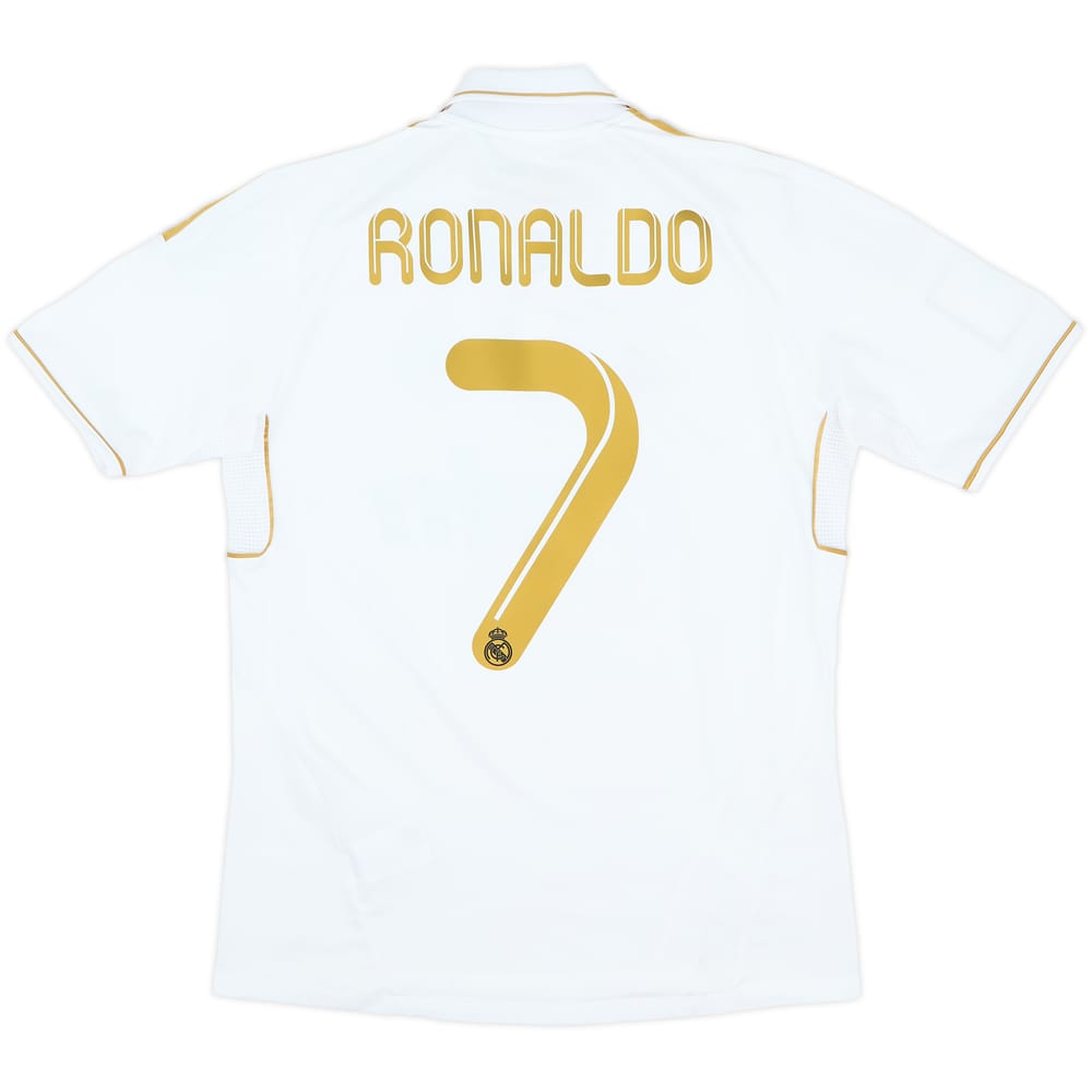 2011-12 Real Madrid Home Shirt Ronaldo #7 - 6/10 - (XL.Boys)