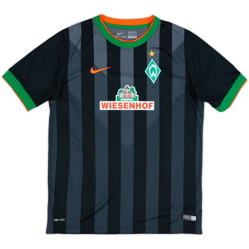 2014-15 Werder Bremen 'Squad Signed' Away Shirt - 9/10 - (15-16 Years)