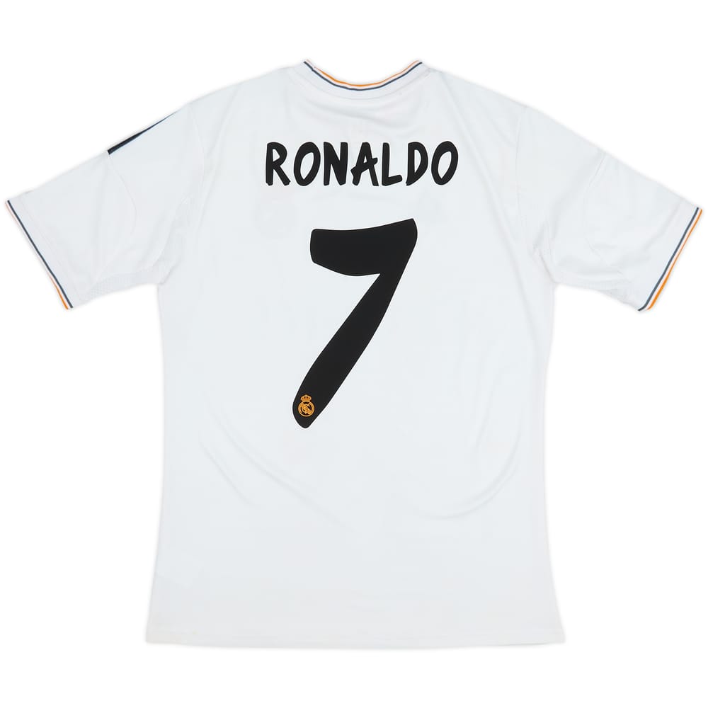 2013-14 Real Madrid Home Shirt Ronaldo #7 - 6/10 - (XL.Boys)
