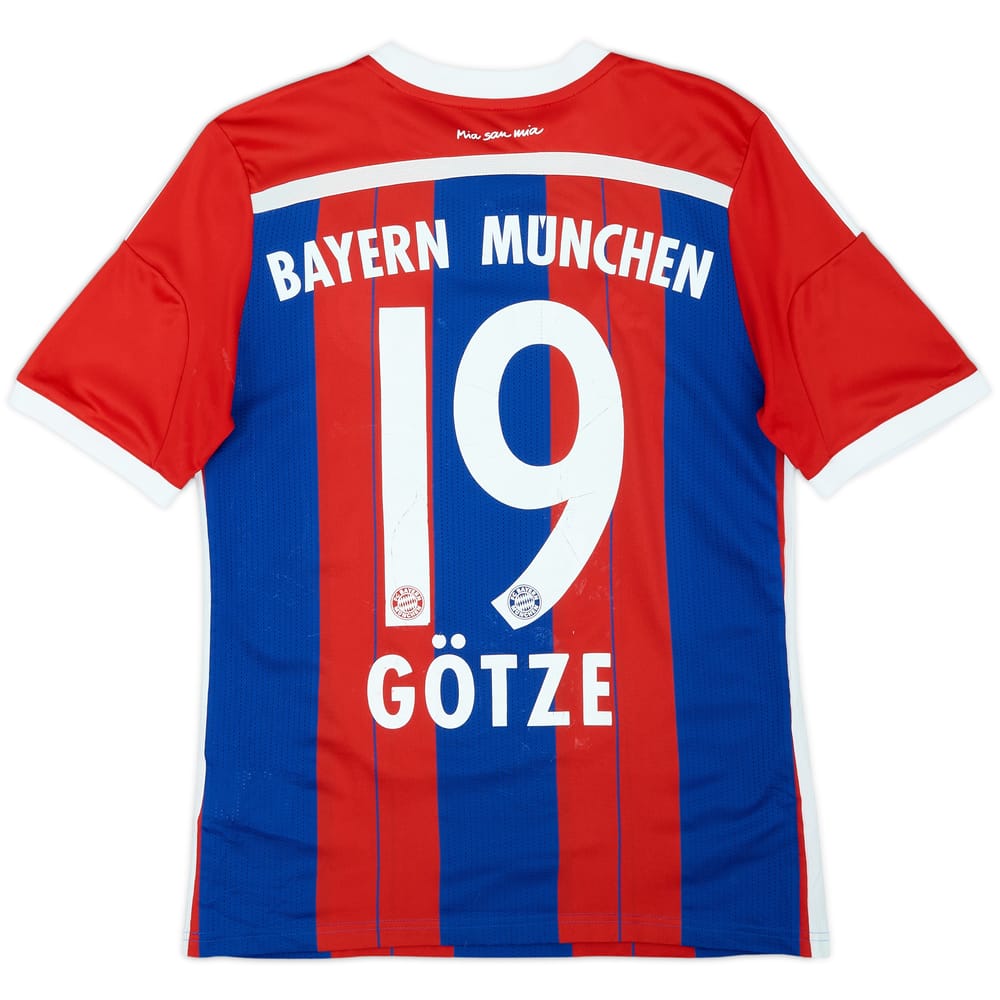 2014-15 Bayern Munich Home Shirt Gotze #19 - 5/10 - (L.Boys)