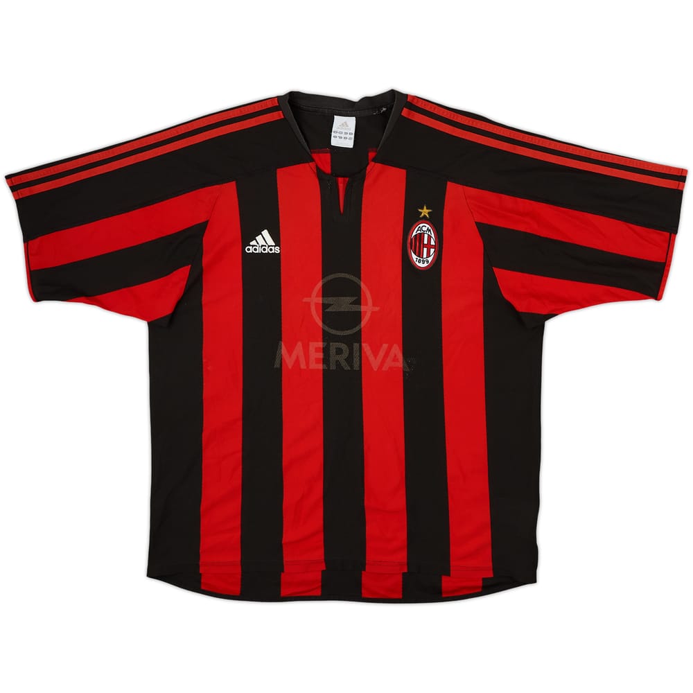 2003-04 AC Milan Home Shirt - 4/10 - (L)