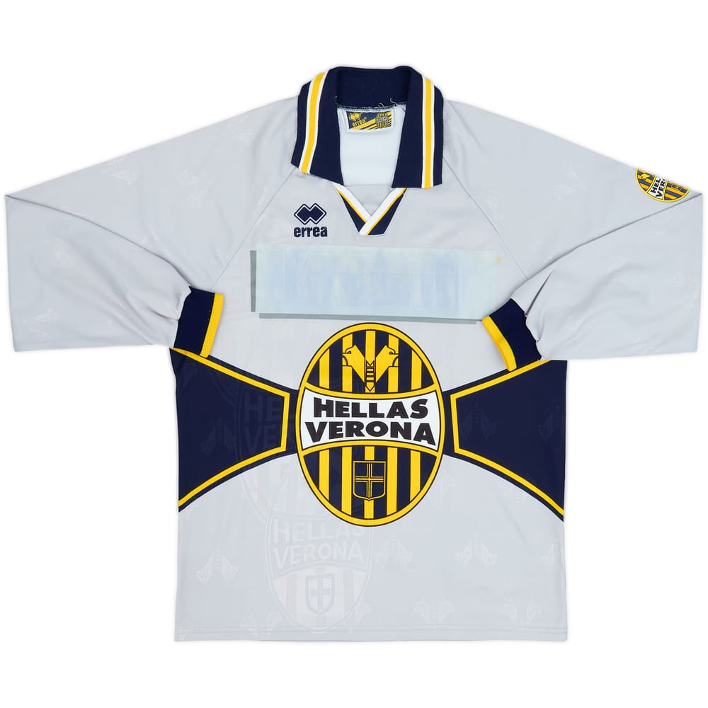 Camiseta juvenil de manga larga versión de partido de la cuarta equipación del Hellas Verona 1996-97 #16