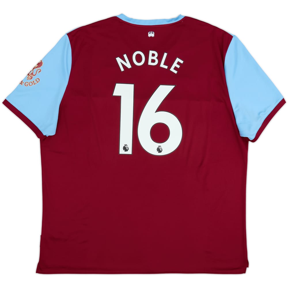 Camiseta de local del West Ham 2019-20 Noble #16 - 8/10 - (4XL)