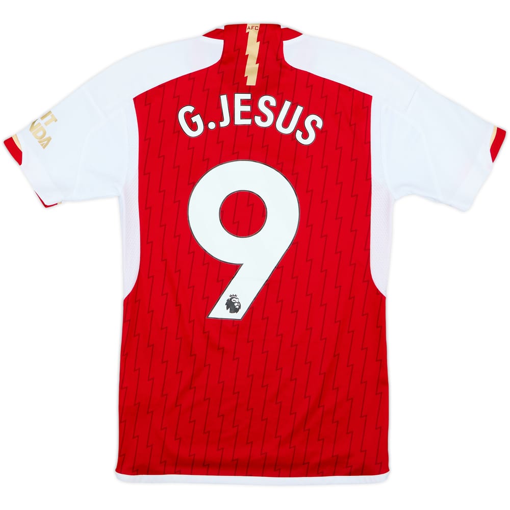 2023-24 Arsenal Home Shirt G.Jesus #9 - 7/10 - (XS)