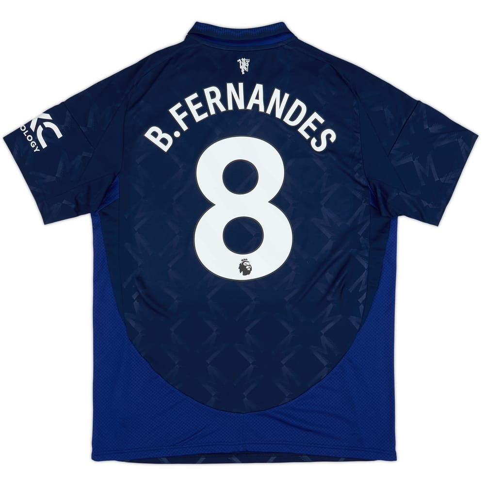 2024-25 Manchester United Away Shirt B.Fernandes #8 - 10/10 - (L)