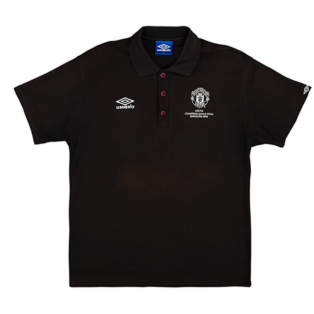 1999-00 Manchester United 'CL Final' Umbro Polo Shirt - 6/10 - (L)
