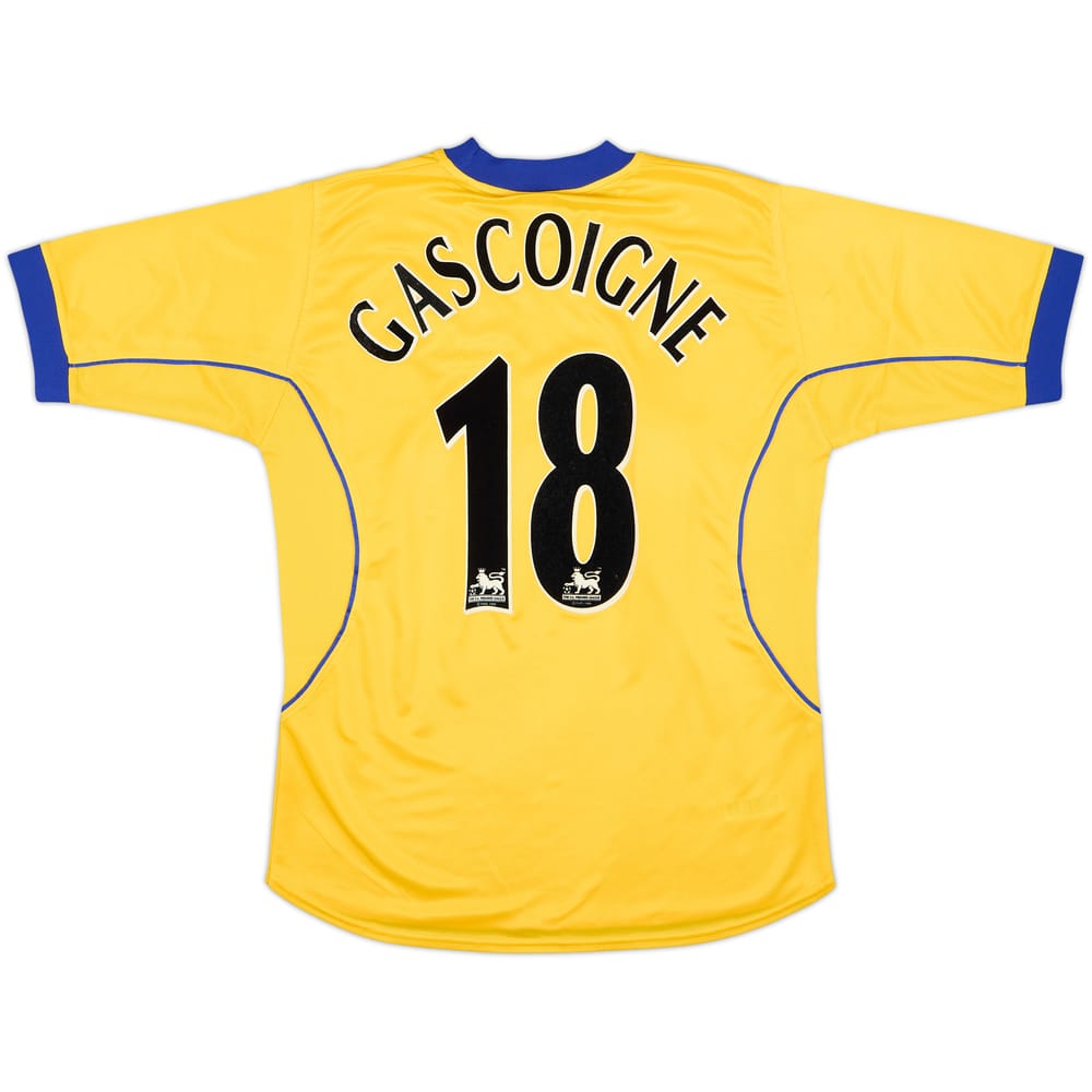 2000-01 Everton Camiseta de visitante Gascoigne #18 - 6/10 - (M)