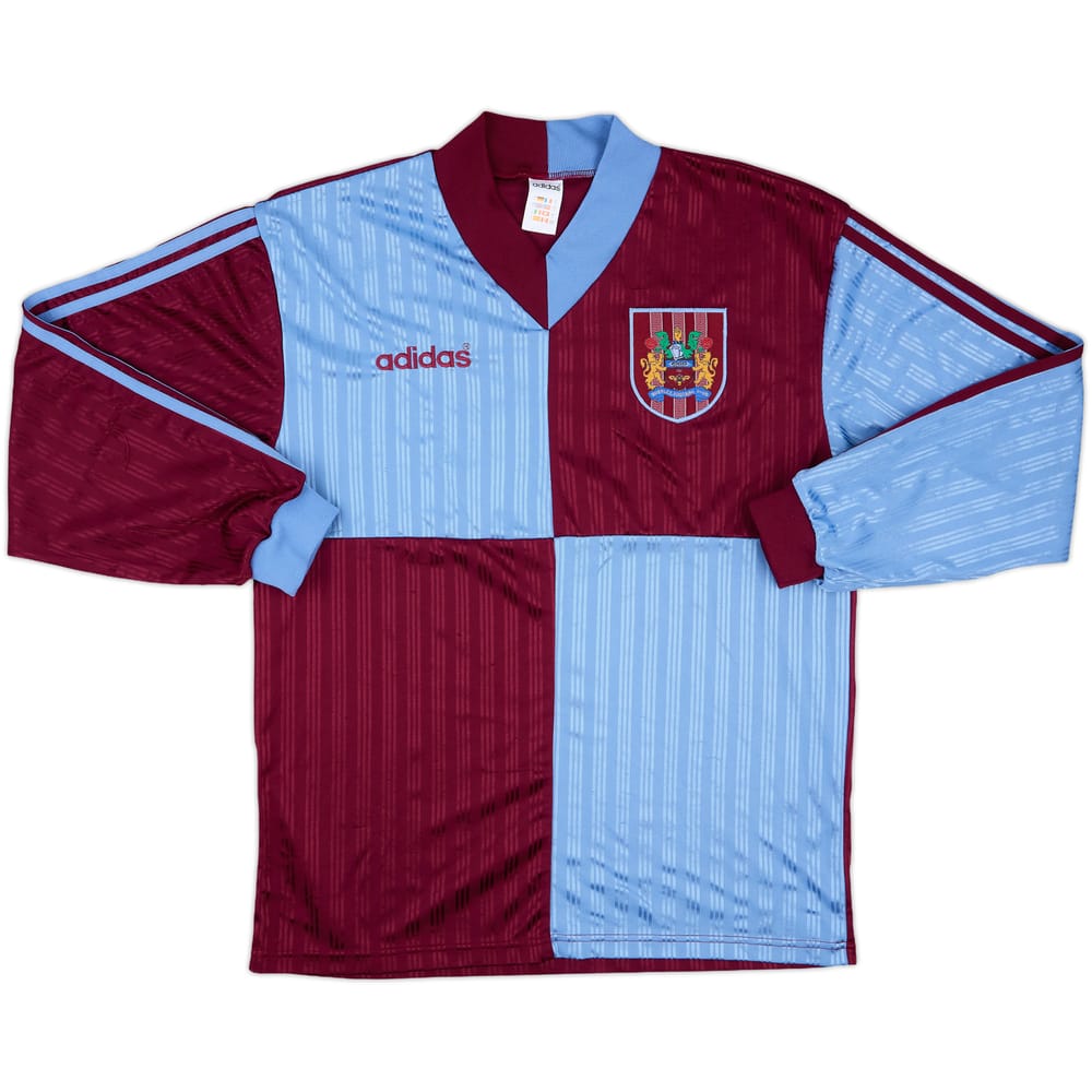 1996-98 Burnley Match Issue Home L/S Shirt #8