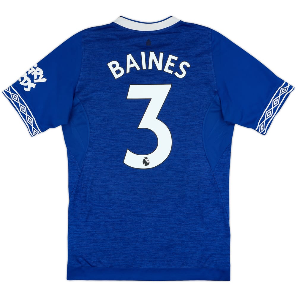 2018-19 Everton Home Shirt Baines #3 - 7/10 - (S)
