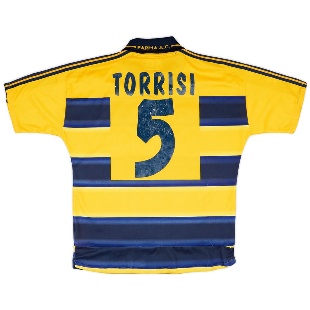 2000-01 Parma Home Shirt Torrisi #5 - 4/10 - (XL)