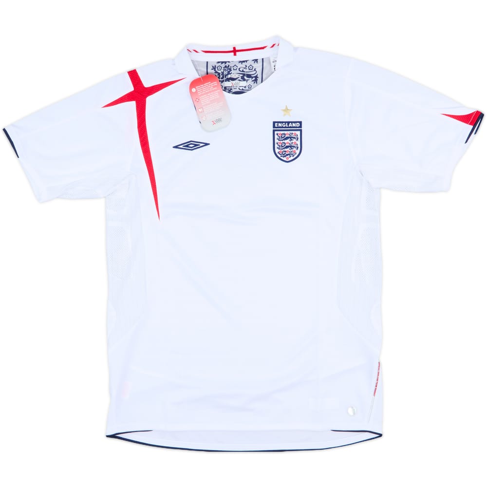 2005-07 England Home Shirt (XL.Boys)