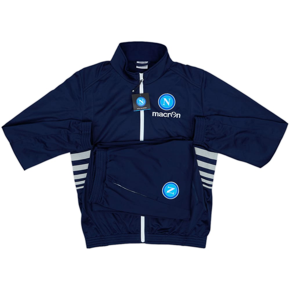 2014-15 Napoli Macron Full Tracksuit (M)