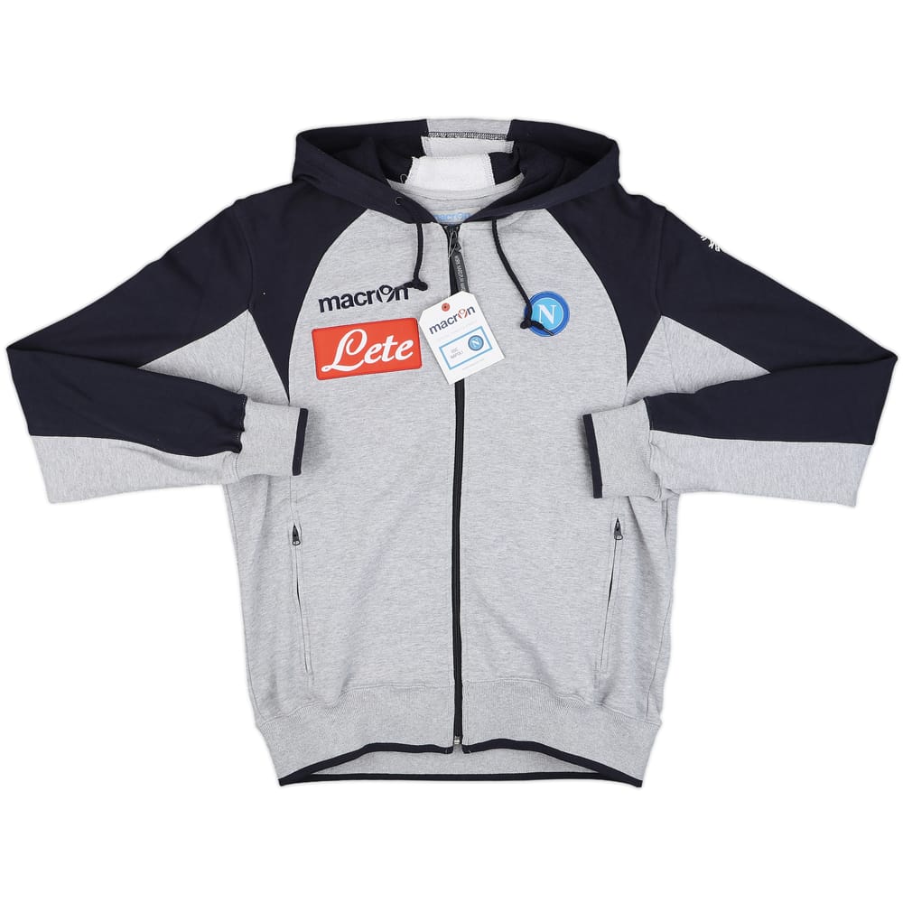 2011-12 Napoli Macron Hooded Track Jacket (M)
