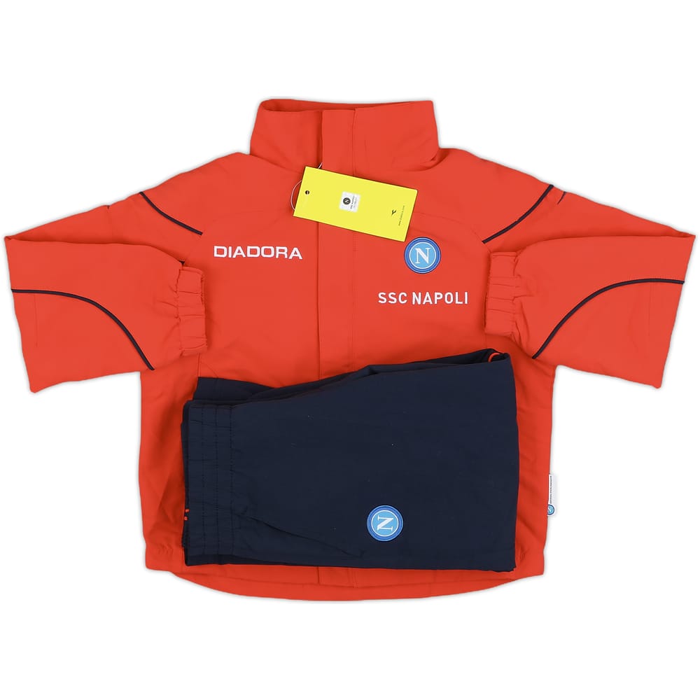 2007-08 Napoli Diadora Tracksuit (3-4 Years)