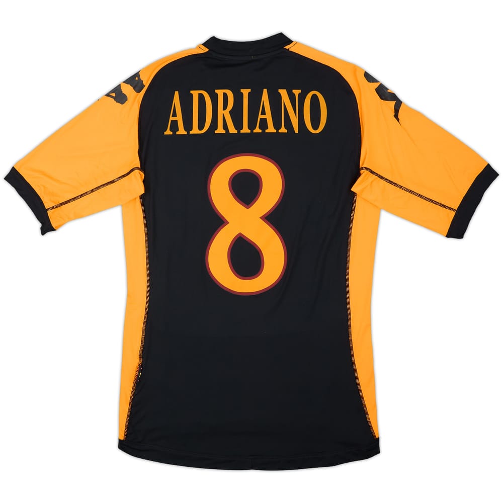 2010-11 Roma Third Shirt Adriano #8 - 8/10 - (M)