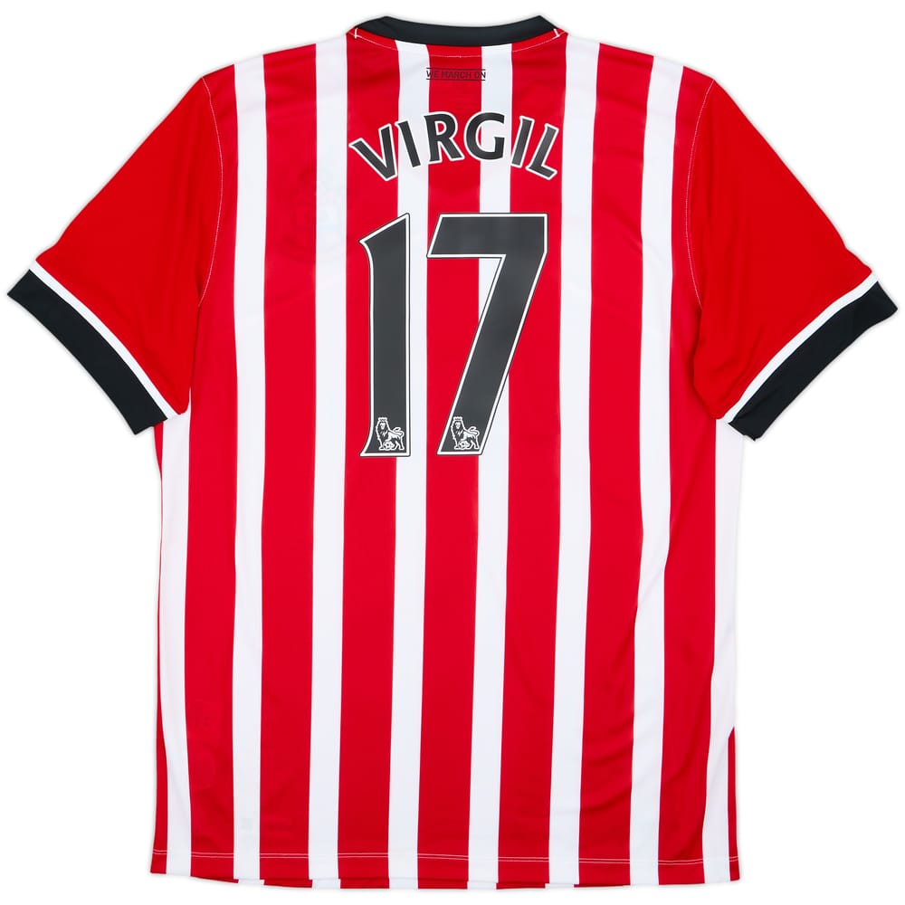 2016-17 Southampton Home Shirt Virgil #17 (XL)