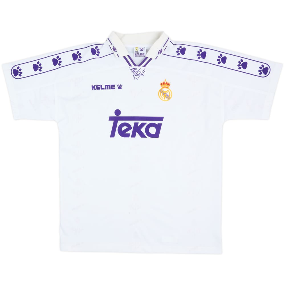 1996-97 Real Madrid Home Shirt - 8/10 - (L)