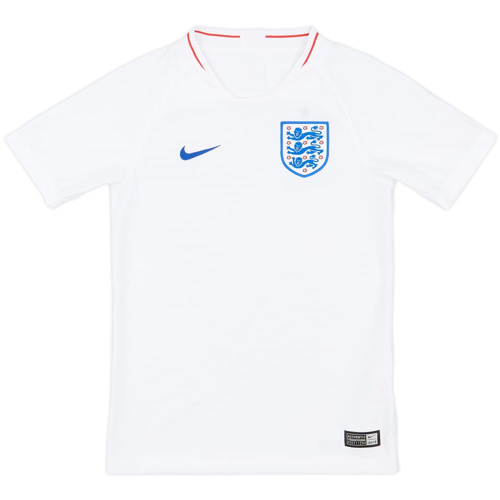 2018-19 England Home Shirt - 10/10 - (S.Boys)