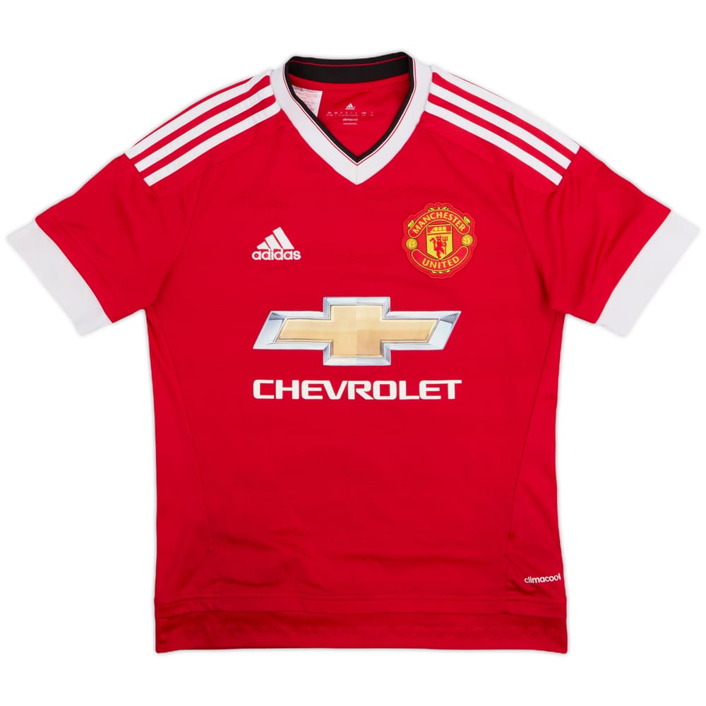 2015-16 Manchester United Home Shirt - 9/10 - (L.Boys)