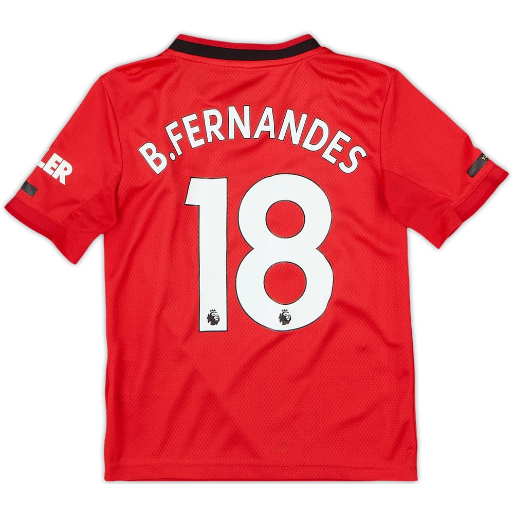 2019-20 Manchester United Home Shirt B.Fernandes #18 - 7/10 - (7-8 Years)