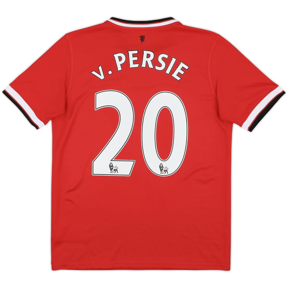 2014-15 Manchester United Home Shirt v.Persie #20 - 8/10 - (XL.Boys)