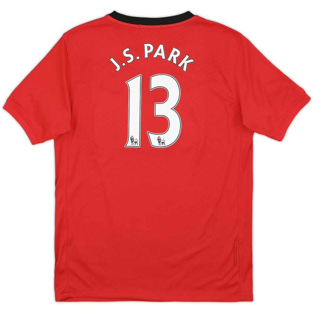 2009-10 Manchester United Home Shirt J.S.Park #13 - 8/10 - (L.Boys)