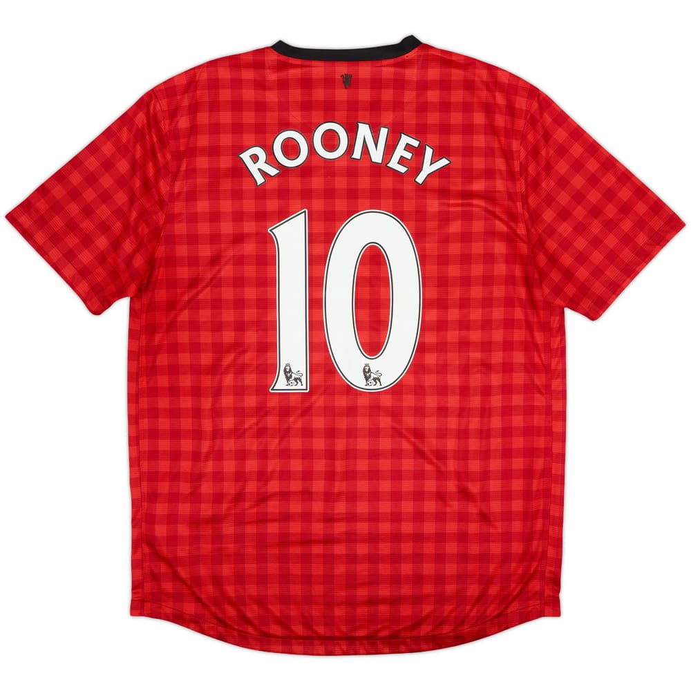 Camiseta de local del Manchester United 2012-13 Rooney #10 - 6/10 - (L)