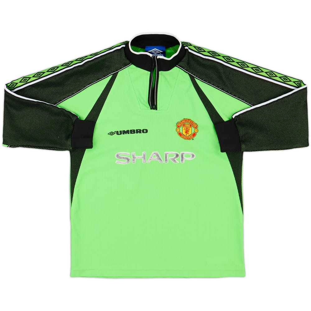 1998-99 Manchester United GK Shirt - 7/10 - (L.Boys)