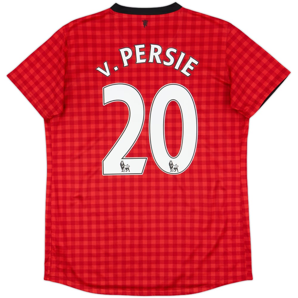 2012-13 Manchester United Home Shirt v.Persie #20 - 9/10 - (Women's L)