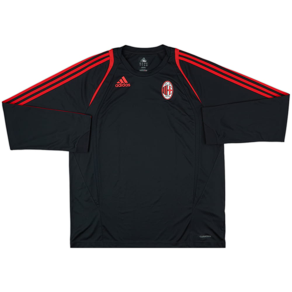 2009-10 AC Milan adidas Training L/S Shirt - 8/10 - (XL)