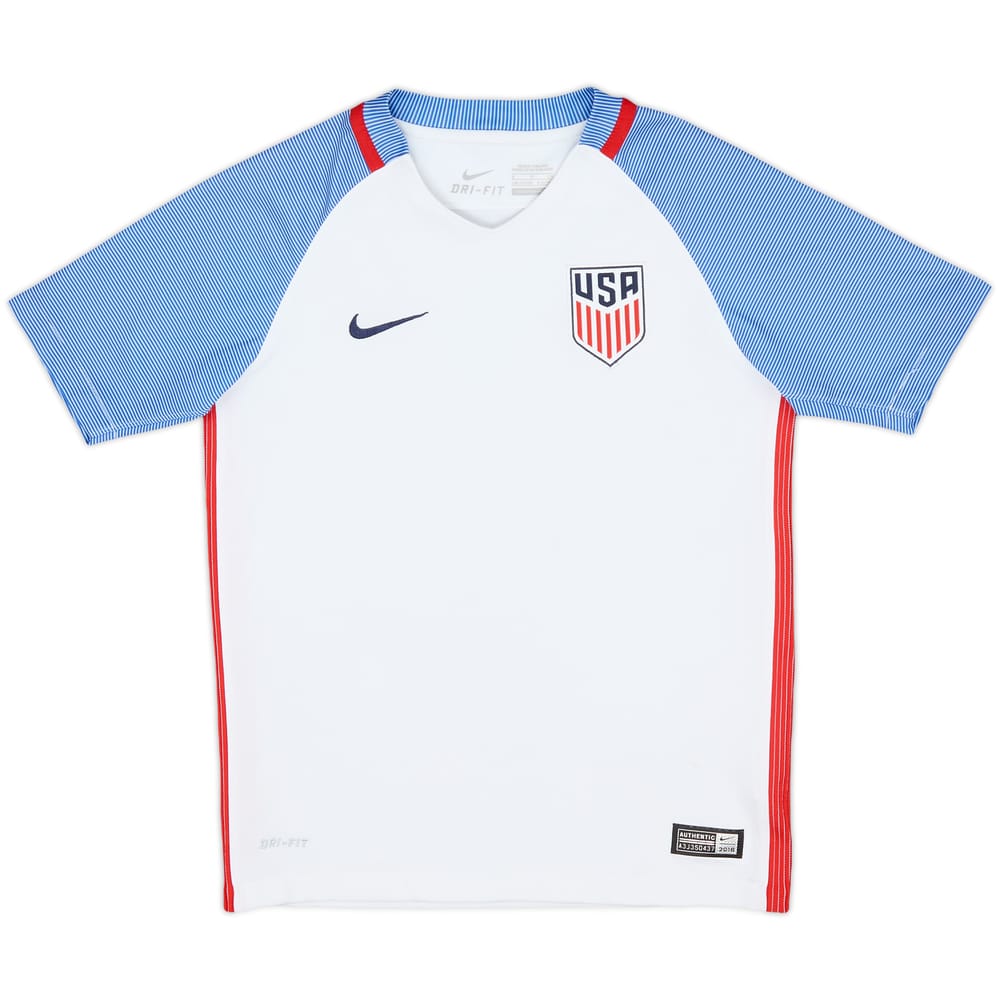 2016-17 USA Home Shirt - 8/10 - (S.Boys)