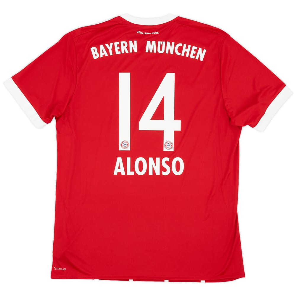 2017-18 Bayern Munich Home Shirt Alonso #14 (L)
