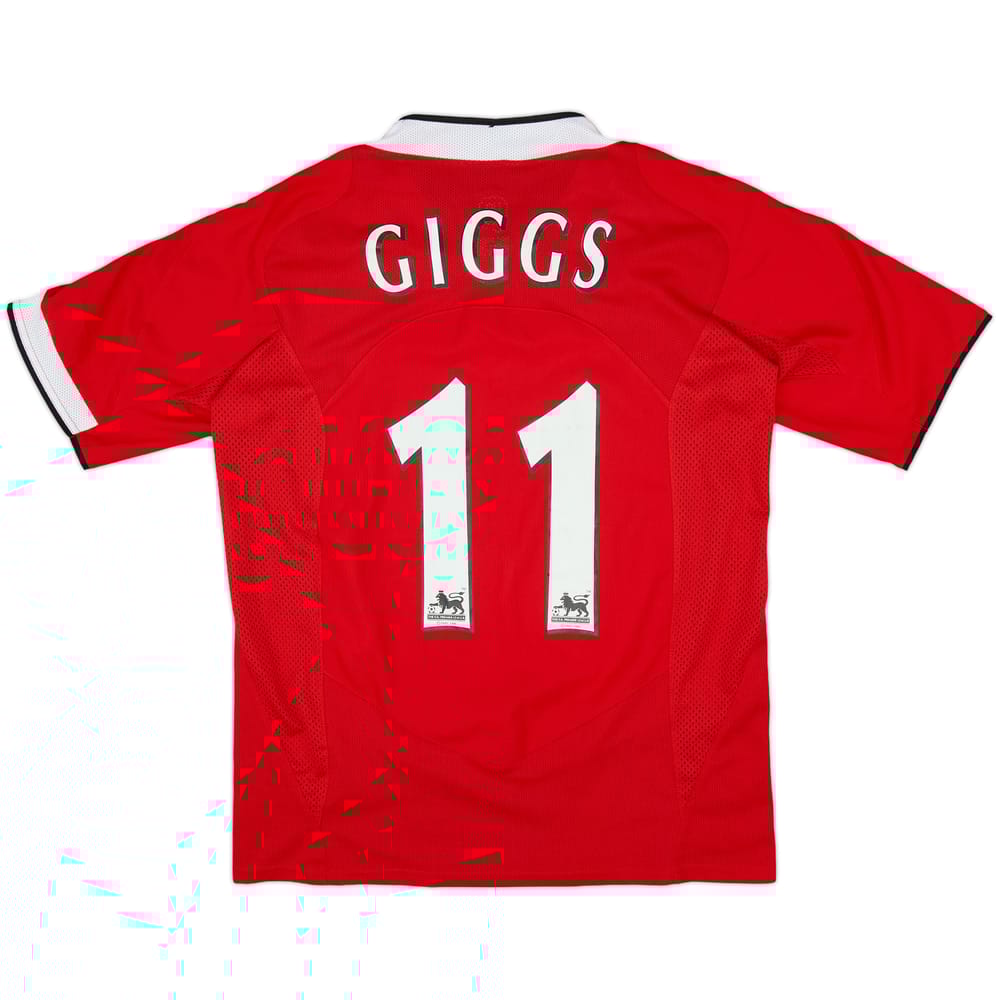 2004-06 Manchester United Home Shirt Giggs #11 - 6/10 - (S)