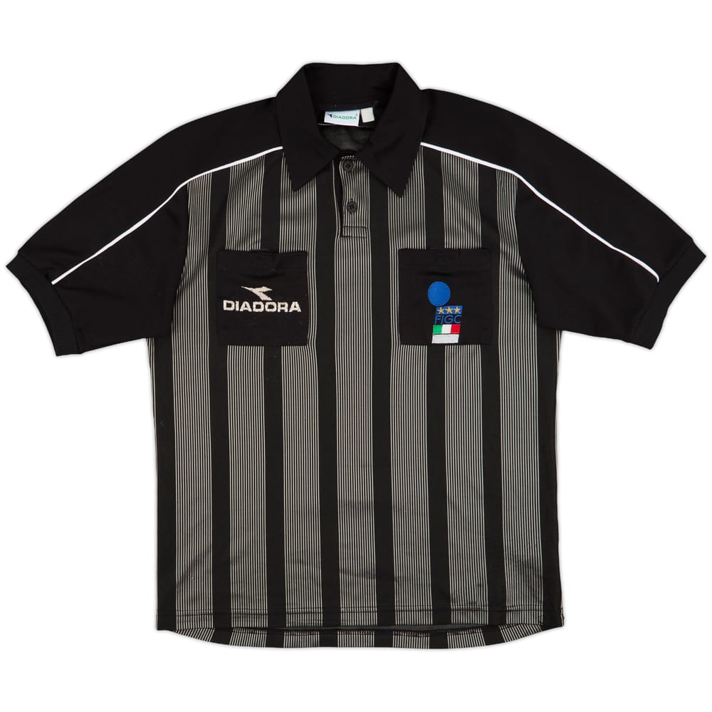 1999-00 Italy Diadora FIGC Referee Shirt - 5/10 - (M)