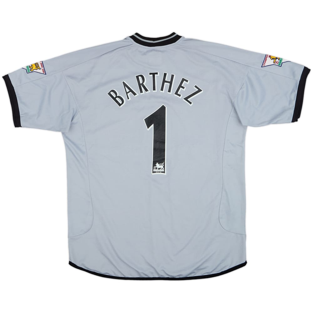 2001-02 Manchester United Centenary GK S/S Shirt Barthez #1 - 6/10 - (M)