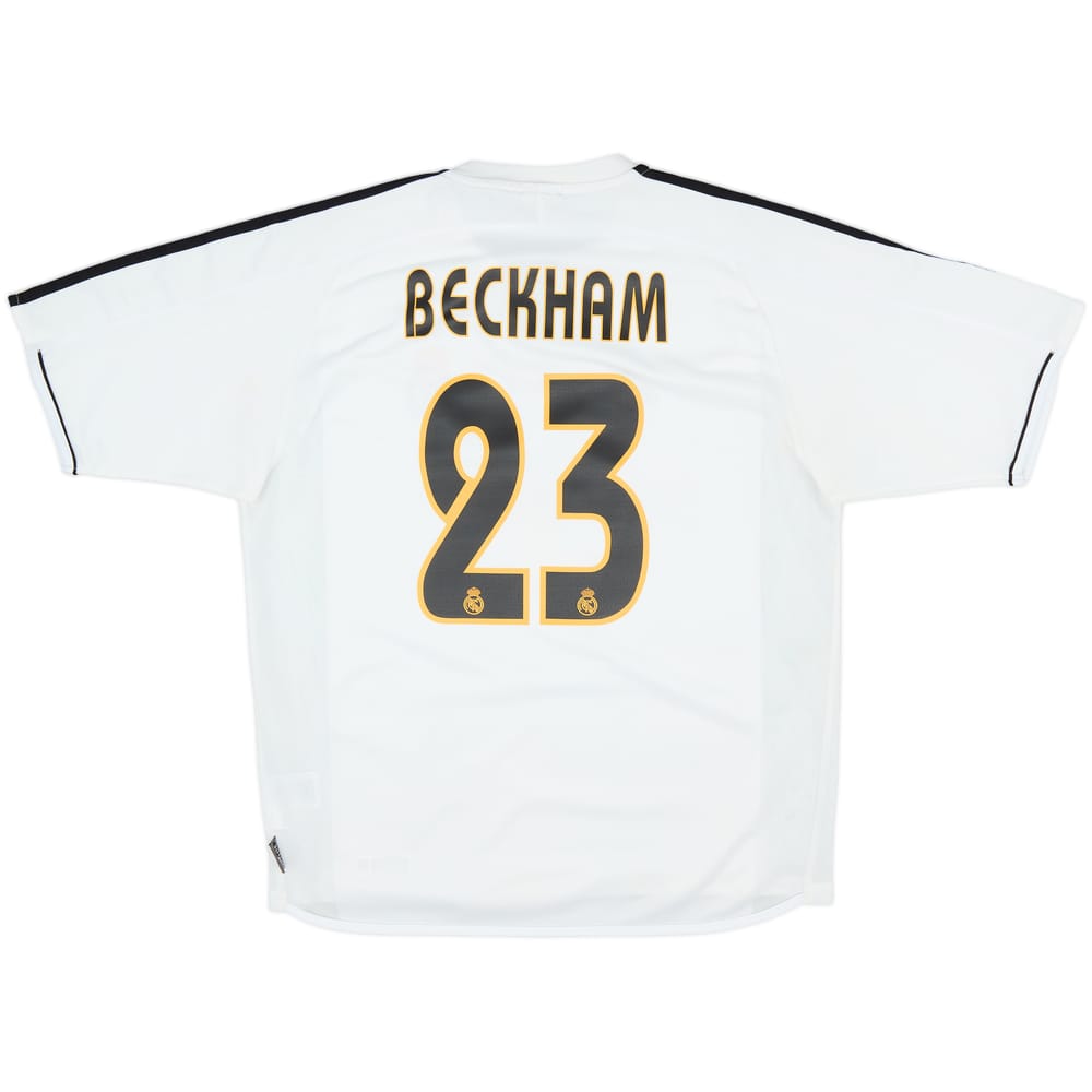 2003-04 Real Madrid Home Shirt Beckham #23 - 6/10 - (M)