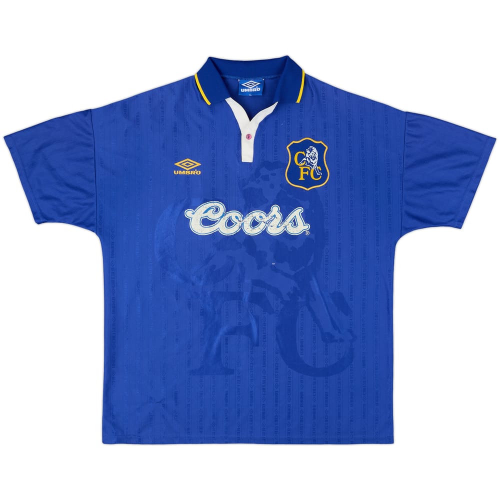 1995-97 Chelsea Home Shirt #9 - 5/10 - (XL)