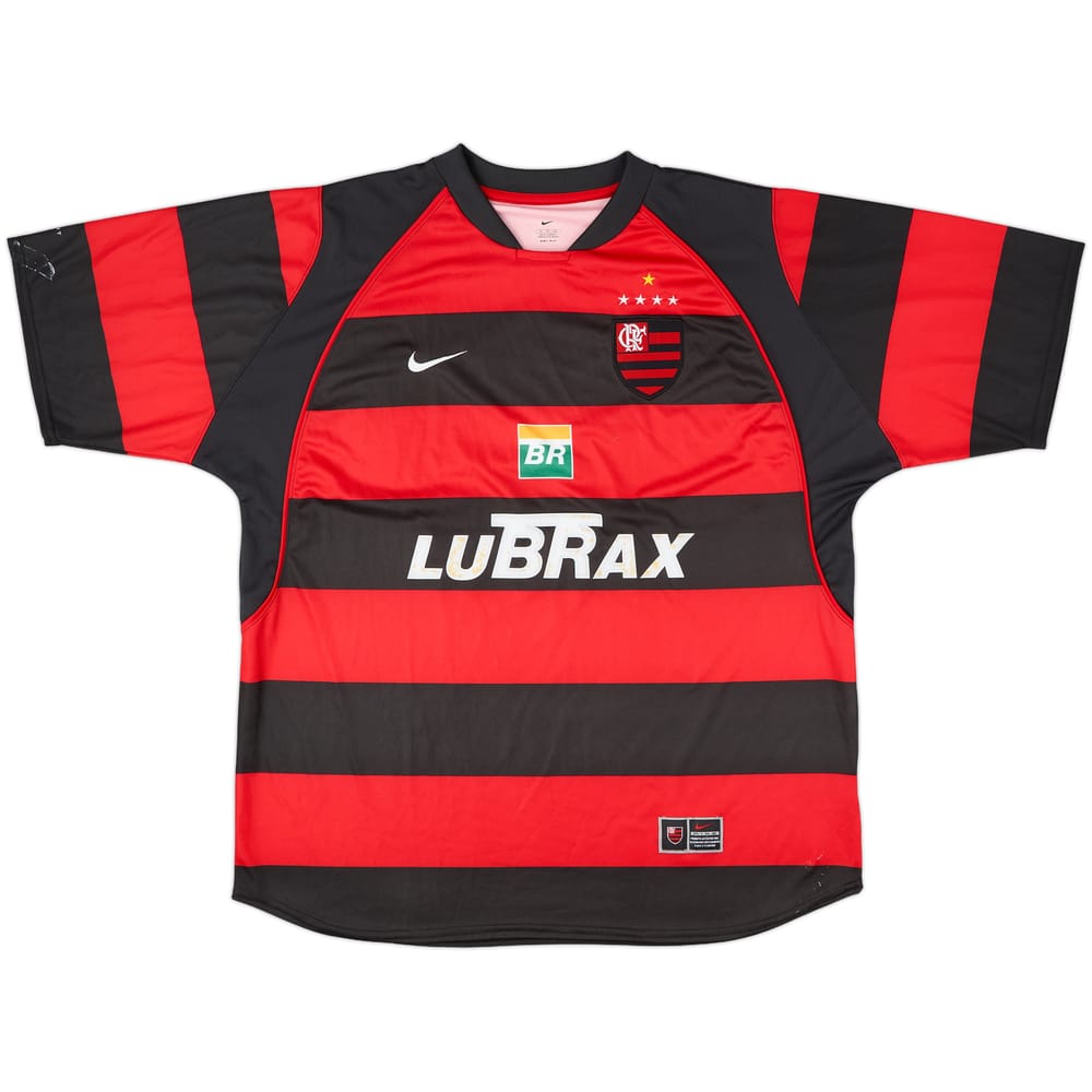 2002-04 Flamengo Home Shirt #10 - 6/10 - (XL)